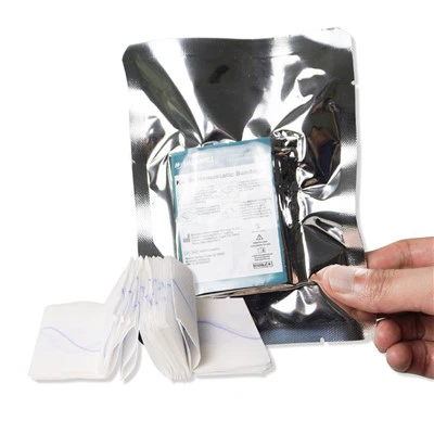 Uige hemostatic kaolin z-folds